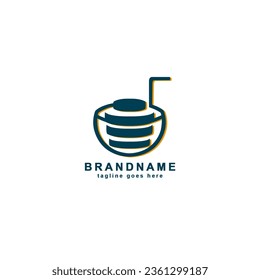 vector logo design for beverage brands