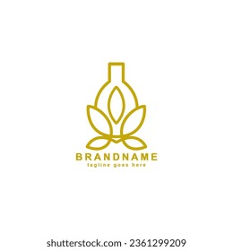 vector logo design for beverage brands