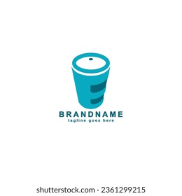 vector logo design for beverage brands