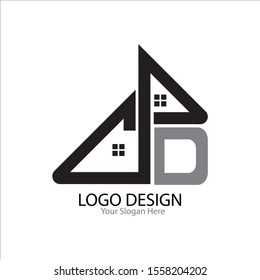 Vector logo design black and white in eps.10