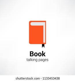 Vector logo design. Book logo