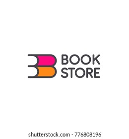 Diseño de logotipo vectorial para librería