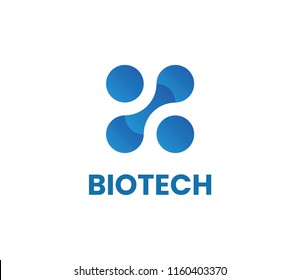 Vector Logo Design Business Nanotech Innovation Stock Vector (Royalty ...