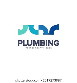 Vector logo design for business. Plambing abstract sign.