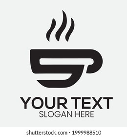 Vector logo design for coffee shop and company identity