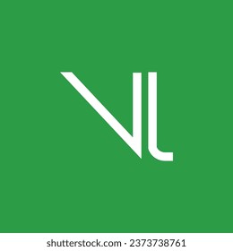 Vector logo design concept for business. Letter VL logo design with slogan comes here.