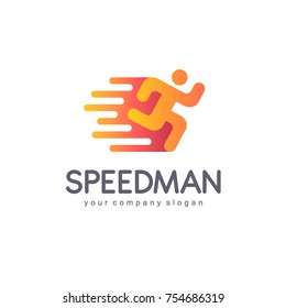 Vector logo design for the delivery service