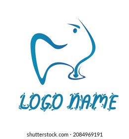 Vector logo design for dental clinic