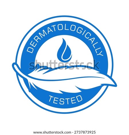 Vector logo design, dermatologically tested, clinical-grade, precise, scalable, clean, modern, brand-ready, professional, skin-care inspired, logo mockup, versatile use."