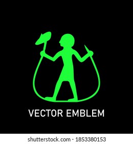 Vector logo design egypt style.Abstract egypt, restaurant services,  beauty studios.