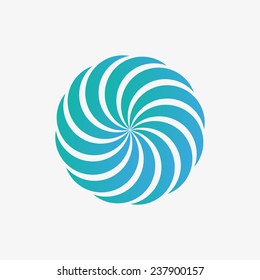 Vector Logo Design Element Abstract Whirl Stock Vector (Royalty Free ...