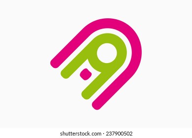 Vector logo design element. Abstract, concept, sign