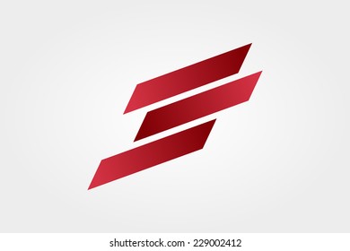 Vector logo design element with business card template on white background.
