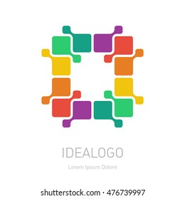 Vector logo, design element or icon. Abstract Logotype.