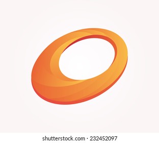 Vector logo design element on white background. 