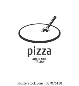 Vector logo, design element for pizza, pizzeria,  Italian restaurant, pizza delivery