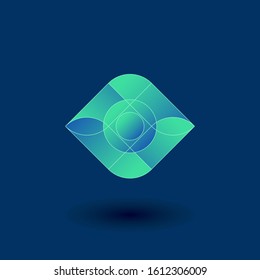 Vector logo design elements. Abstract shapes.
