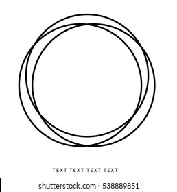 vector logo design elements,abstract circles.