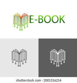 Vector Logo Design For Entertainment And Education Book Website