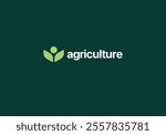 Vector logo design for farming, agriculture, farm field, natural harvest, farmer association and more.