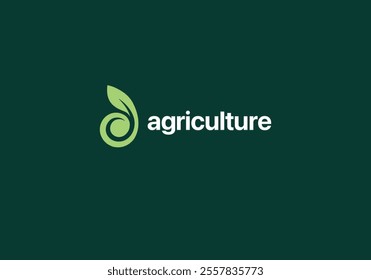 Vector logo design for farming, agriculture, farm field, natural harvest, farmer association and more.