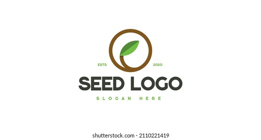 Vektor Logo Design für Landwirtschaft, Bauernhof, natürliche Ernte, Bauernverband und mehr.