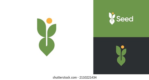 Vector logo design for farming, farm field, natural harvest, farmer association and more. svg