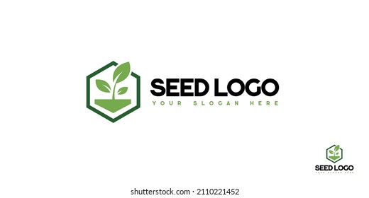 Vector logo design for farming, farm field, natural harvest, farmer association and more.