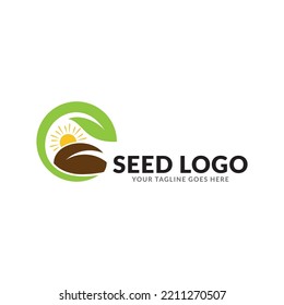 Vector logo design for farming, farm field, natural harvest, farmer association and more.