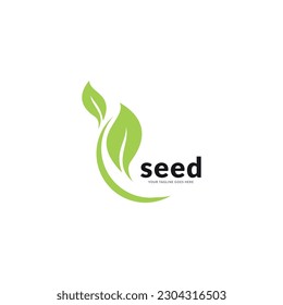 Vector logo design for farming, farm field, natural harvest, farmer association and more.