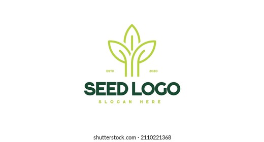 Vector logo design for farming, wheat farm, farm field, natural harvest, farmer association and more.