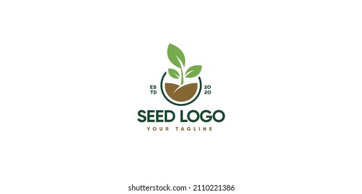 Vector logo design for farming,farm field, natural harvest, farmer association and more.