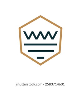 Design De Logotipo Vetorial Com Uma Luxuosa Paisagem De Gramado Com Elementos De Linha Simples, Limpos, Modernos E Elegantes. Perfeito Para Negócios De Paisagismo, Cuidados Com O Gramado E Campos De Golfe De Luxo.