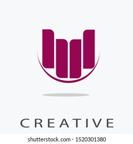 vector logo design for finance