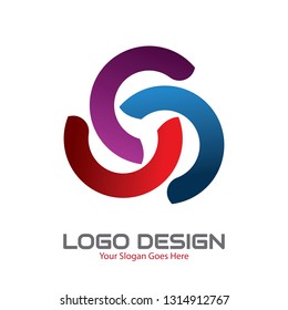Vector logo design full color in eps.10. Graphic editable file, simple, creative and easy to use