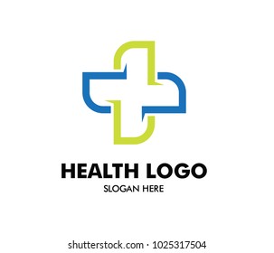 Vector Logo Design For Health Care, Family Healthy Clinic Doctor, Wellness Center, Drug Store, Medical Clinic, And Health Medical Therapy