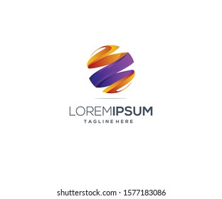 Vector logo design icon circle