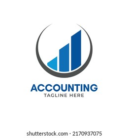 Vector Logo Design Illustration Accounting Finance Stock Vector ...