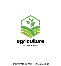 vector logo design illustration of agriculture business, tractor farm, soil farm, crop field, pasture, milk, barn, Emblem, Design Concept, Creative Symbol, Icon.