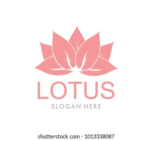 vector logo design illustration of beauty wellness center, lotus women spa and yoga, meditation spirit