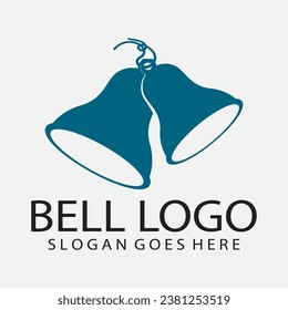 Vector logo design, illustration of a Christmas bell