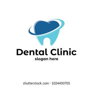 vector logo design illustration perfect suitable for dental clinic healthcare, dentist practice, tooth treatment, healthy tooth and mouth, and more
