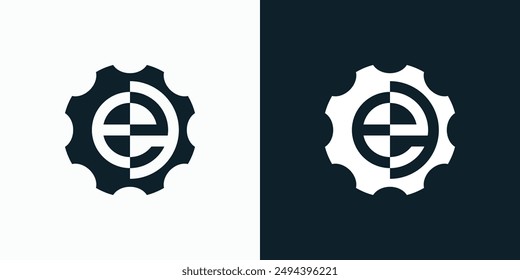 Vector logo design of the initial letter 