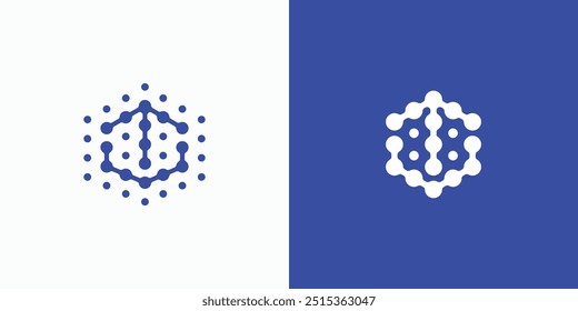 Projeto do logotipo do vetor da letra inicial V e da letra de seta T hexágono forma conexão da tecnologia com o estilo moderno, simples, limpo e abstrato. Ícone para negócios, tecnologia, eletrônica e sutiã pessoal