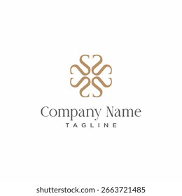 vector logo design initial S. logo concept