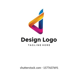 Vector Logo Design Initials D Stock Vector (Royalty Free) 1577637691 ...