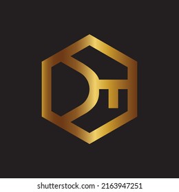 Vector Logo Design Latter Icon DM