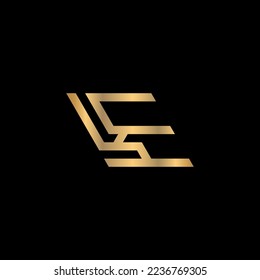 Vector Logo Design Latter Icon LE