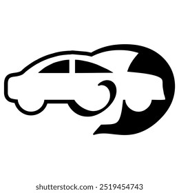 Diseño de logotipo de Vector Letra D coche Monograma abstracto elegante premium letra de alfabeto simple de lujo