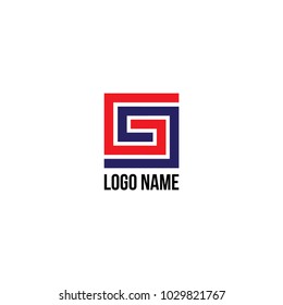 Vector Logo Design. With Letter G On White Background.